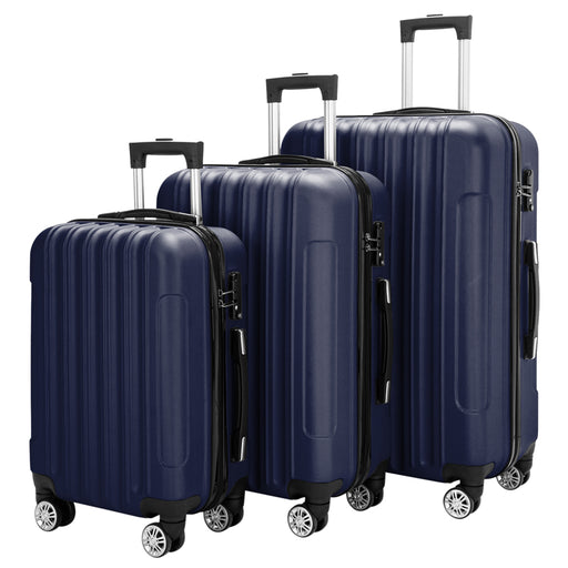 3-in-1 Multifunctional Traveling Suitcase In Navy Blue
